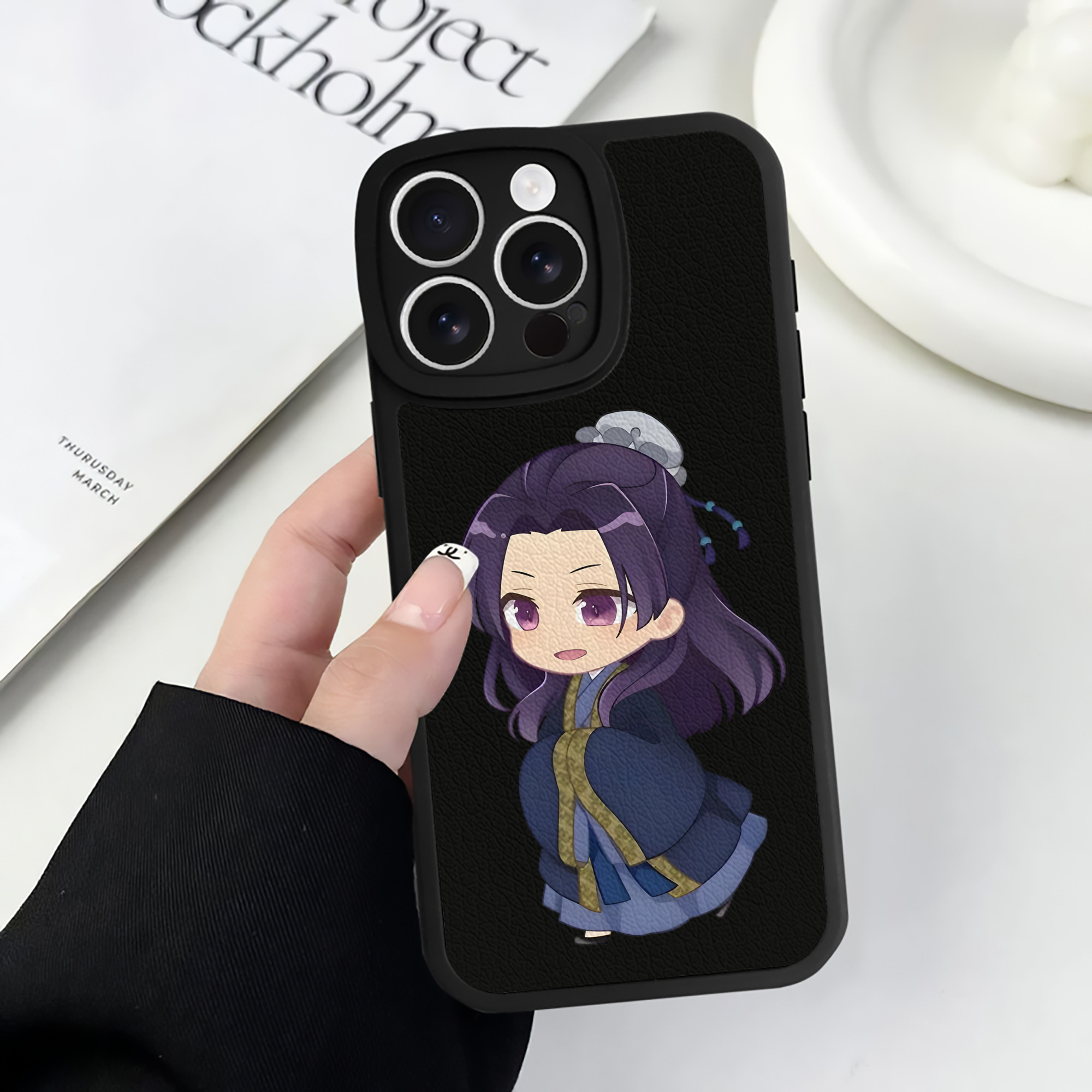 薬屋のひとりごと The Apothecary Diaries 【iPhone 16シリーズ対応】シリコンスマホケース（レザー調） 材質：シリコン